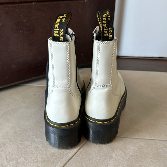 Doc Marten White Jadon Boots - Picture 4 of 6